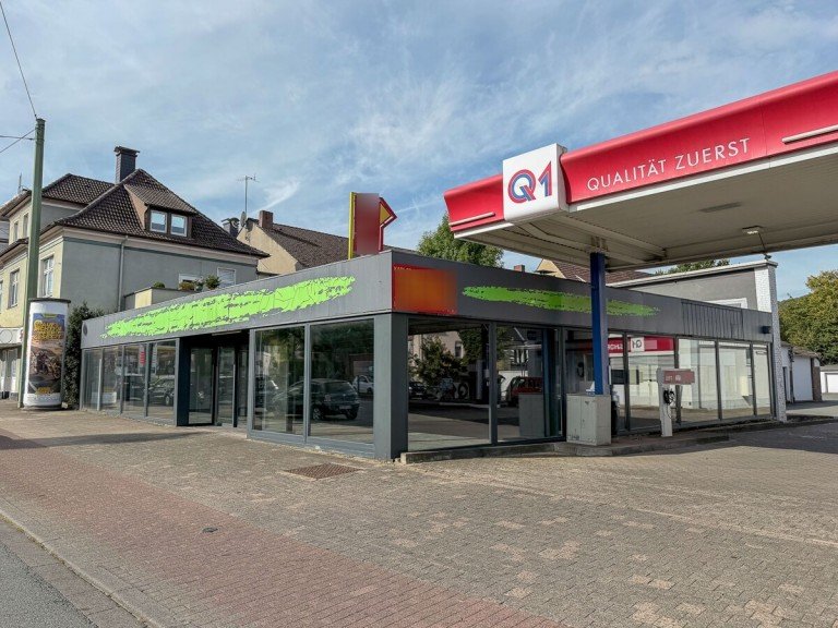 Ansicht Stra�enseite Bielefeld Einzelhandel Top Sichtlage! Gewerbeimmobilie in Bielefeld - Betheleck - Verkauf, Lage und B�ros mit Parkpl�tzen