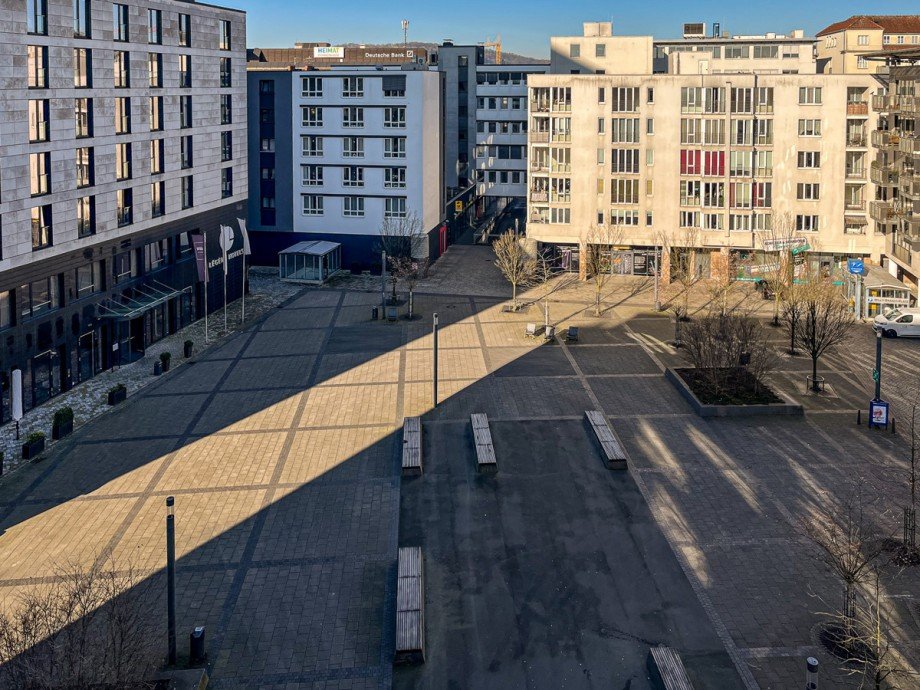 Aussicht Balkon Etagenwohnung Bielefeld