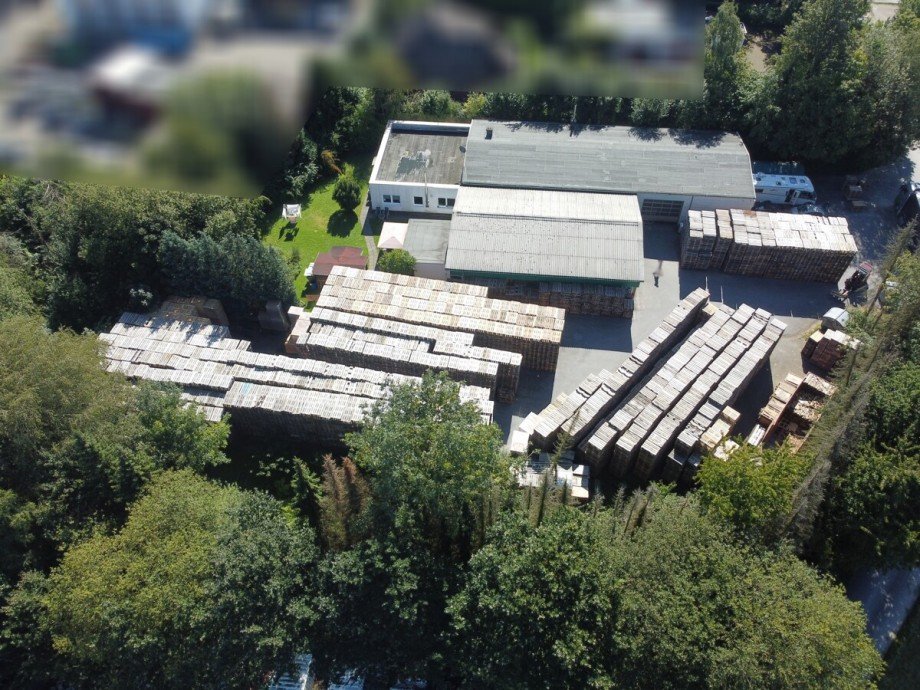 Luftaufnahme Wohn- / Gesch�ftshaus Bielefeld