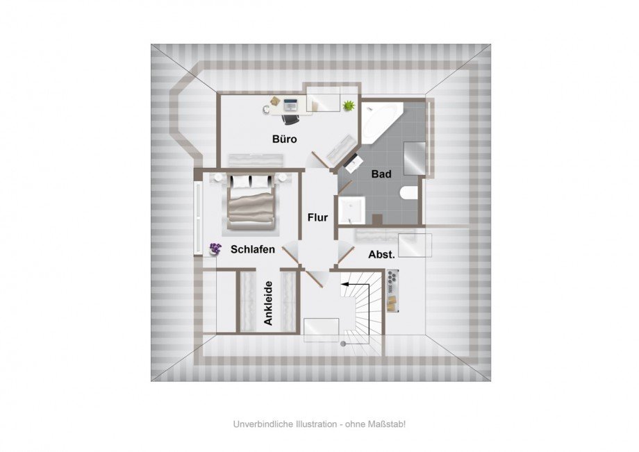 Dachgeschoss Einfamilienhaus Bielefeld / Stieghorst