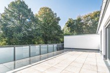 Dachterrasse Ruhig, gr�n, stadtnah: Hochwertiger Erstbezug mit Dachterrasse im Bielefelder Westen