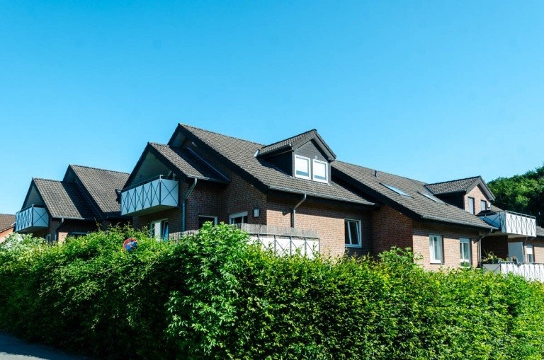 Au�enansicht Bielefeld Etagenwohnung Idyllisch gelegene 3-Zimmerwohnung mit gro�em Balkon in Bielefeld-Hoberge