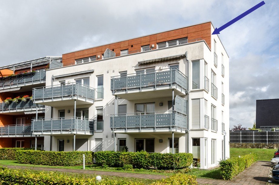 Aussenansicht Dachgeschosswohnung Bielefeld