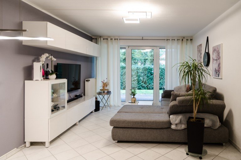 Wohnzimmer G�tersloh Erdgeschosswohnung Gepflegte EG Wohnung mit Terrasse in Sackgassenlage - G�tersloh-Friedrichsdorf