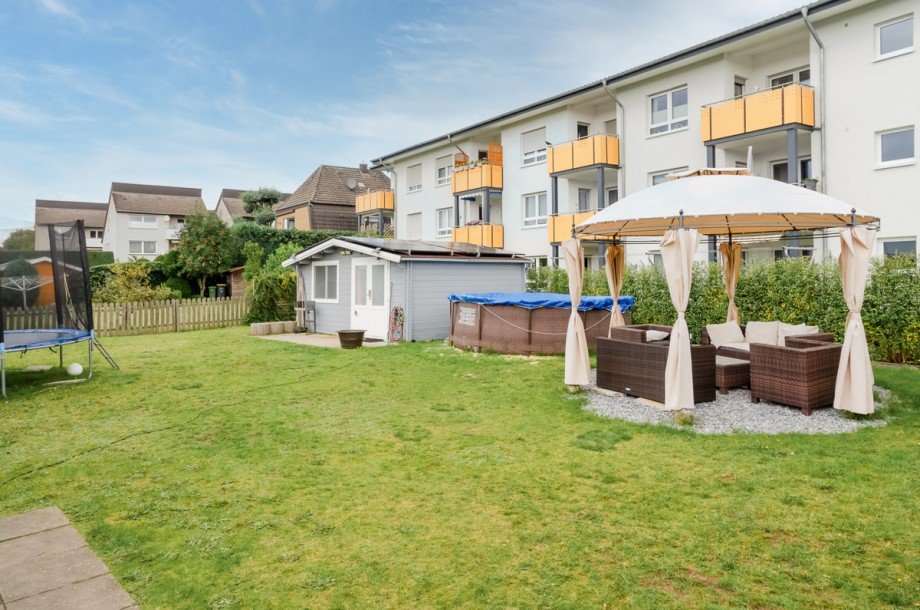 Gartenbereich Etagenwohnung Halle