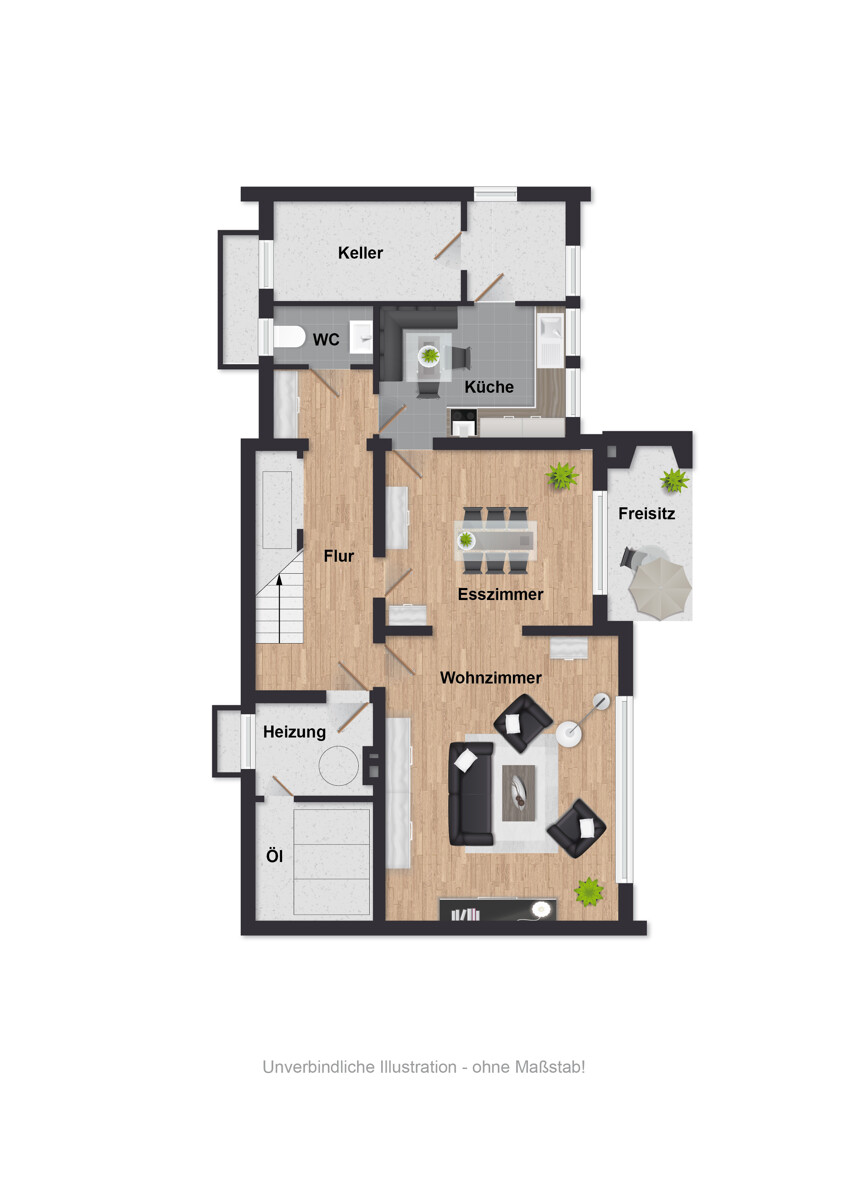 GrundrissEG Landhaus Bielefeld