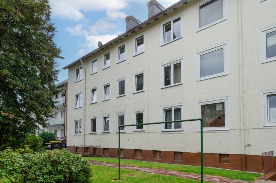 Au�enansicht hinten Etagenwohnung Bielefeld