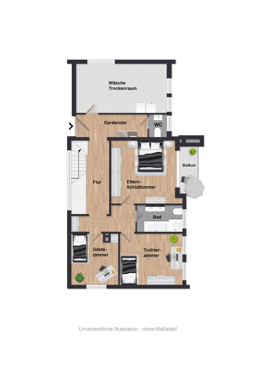 GrundrissOG Landhaus Bielefeld