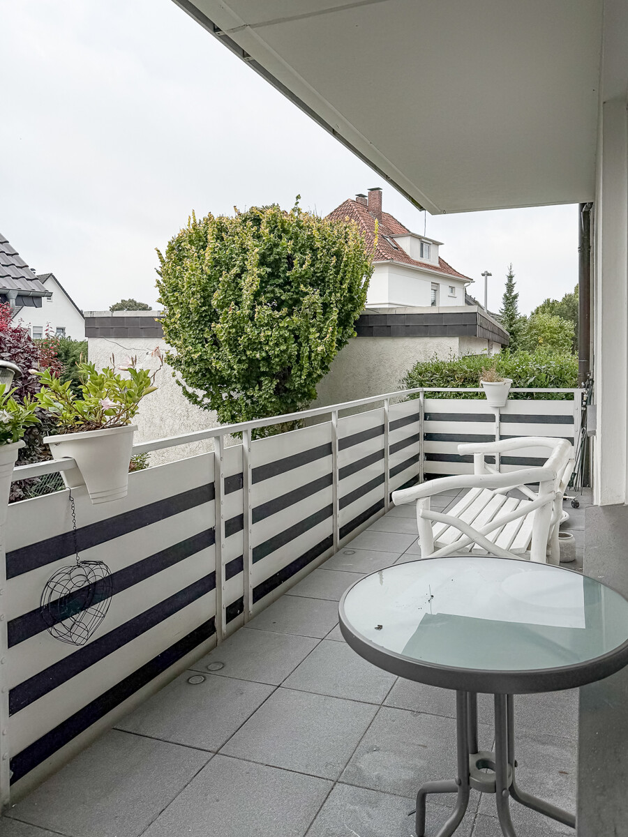 Balkon Erdgeschosswohnung Bielefeld