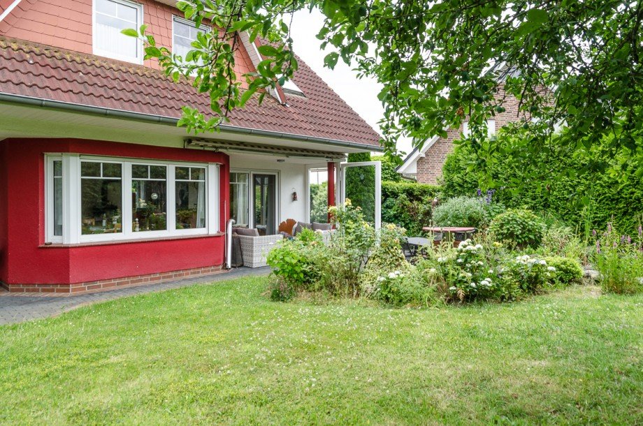 Gartenansicht Einfamilienhaus Melle / Neuenkirchen
