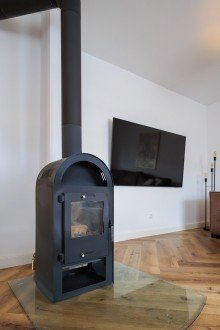 Kaminofen Stilvolles Einfamilienhaus mit 2 Garagen, neuer Gasheizung und  TOP Einbauk�che in BI-Brackwede