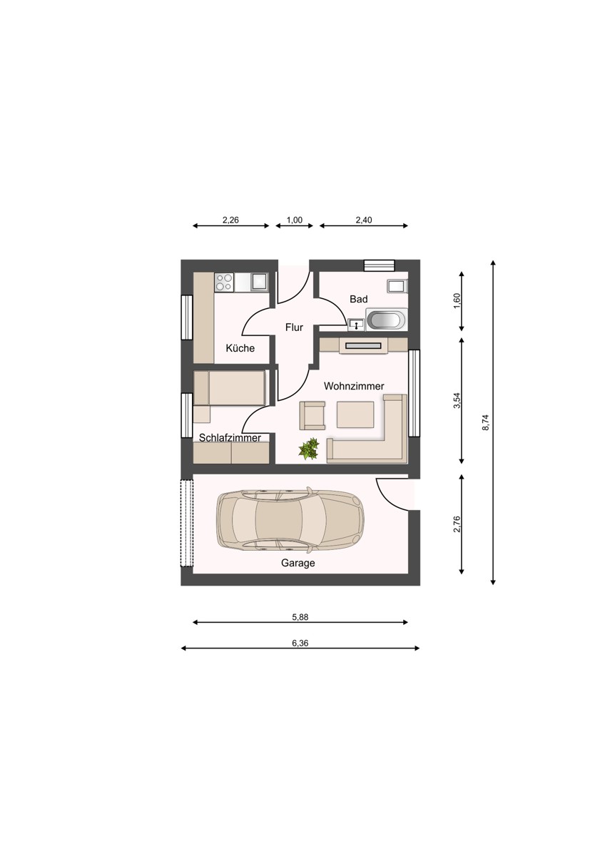 Einliegerwohnung Zweifamilienhaus Bielefeld