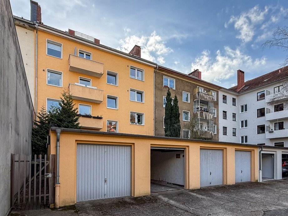 R�ckansicht Erdgeschosswohnung Bielefeld / Mitte