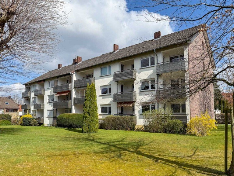 Au�enansicht Bielefeld Etagenwohnung Helle 2-Zimmerwohnung mit Balkon in ruhiger Lage von BI-Stieghorst