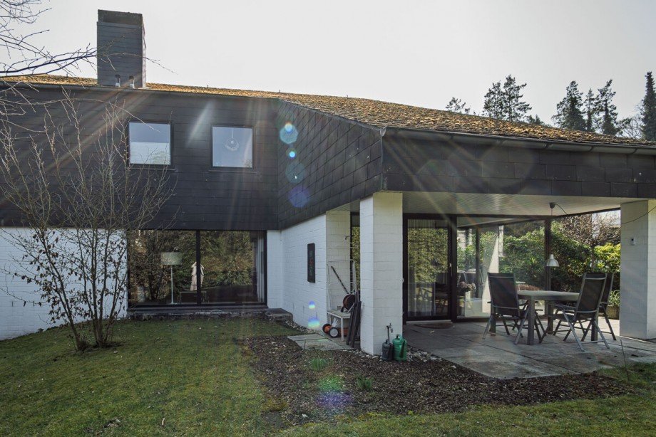 Gartenseite Zweifamilienhaus Bielefeld / Gadderbaum