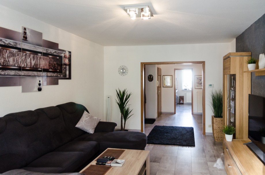 Wohnzimmer Etagenwohnung G�tersloh