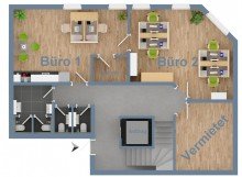 Grundriss Barrierefrei und modern! 2 Raum B�ro an der Eckendorfer Stra�e