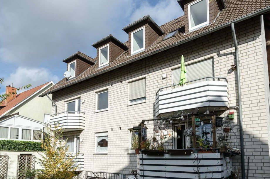 Au�enansicht hinten Etagenwohnung Paderborn