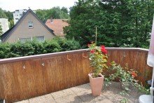 Loggia �ber den D�chern von Bielefeld-Gro�dornberg - 3 Zimmer, K�che, Bad und Loggia