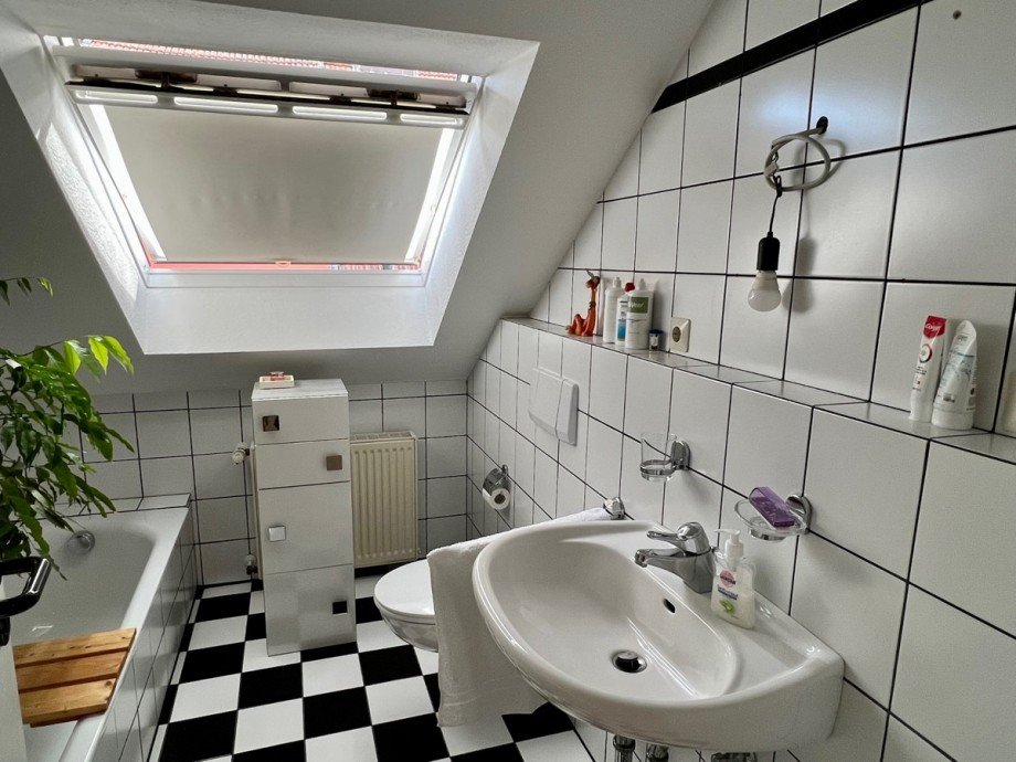 Badezimmer Dachgeschosswohnung Bielefeld