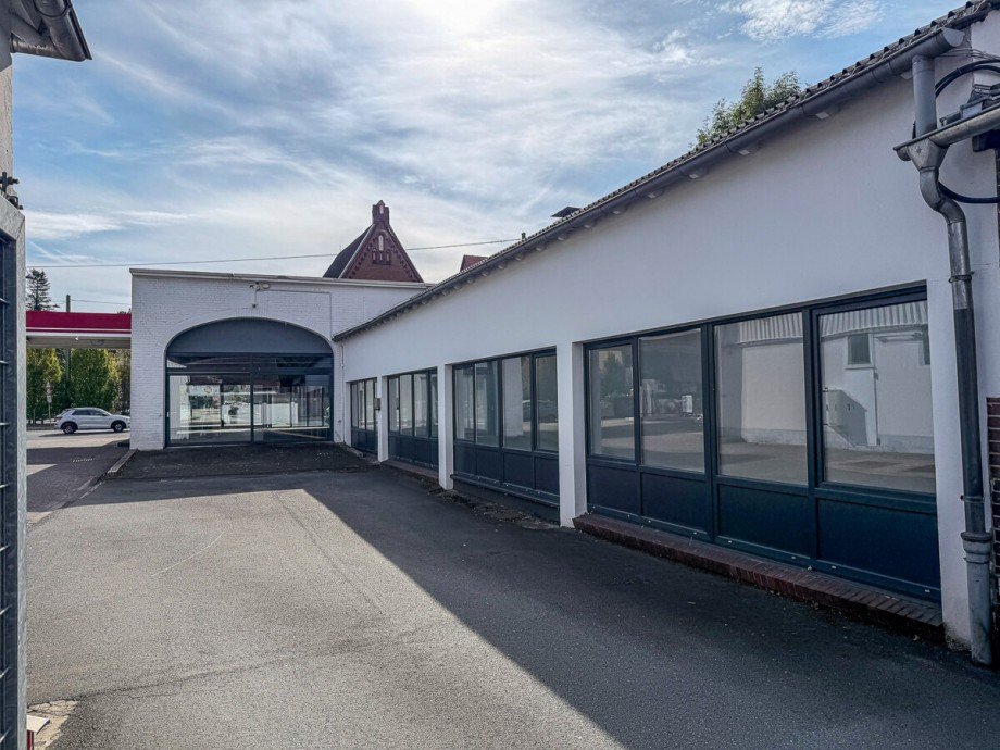 Aussenansicht Anlieferung Einzelhandel Bielefeld