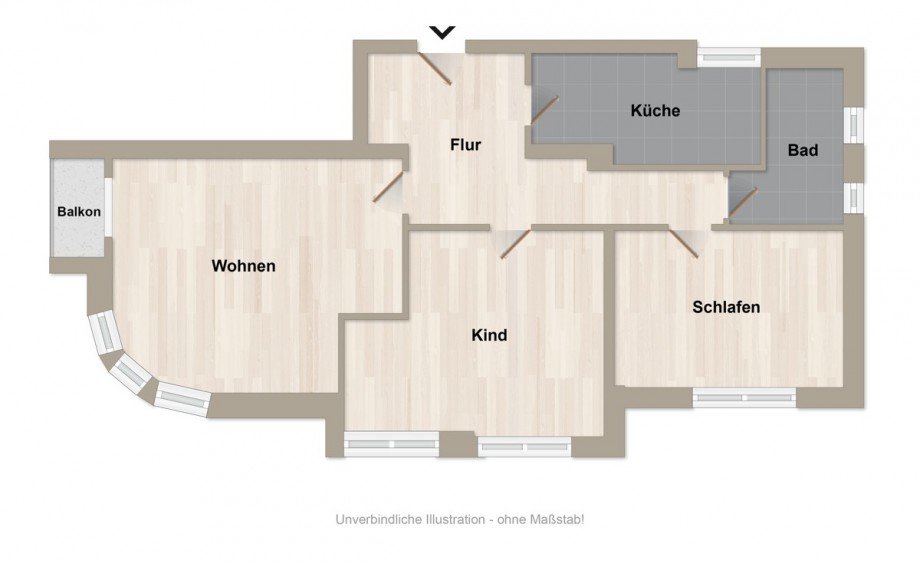 Grundriss Etagenwohnung Bielefeld