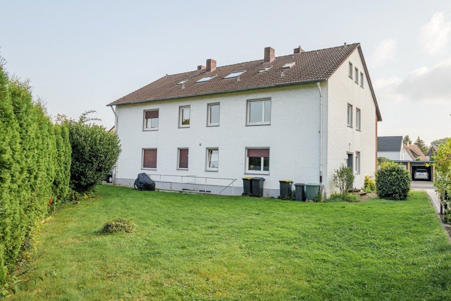 Gartenseite Mehrfamilienhaus Bielefeld / Heepen