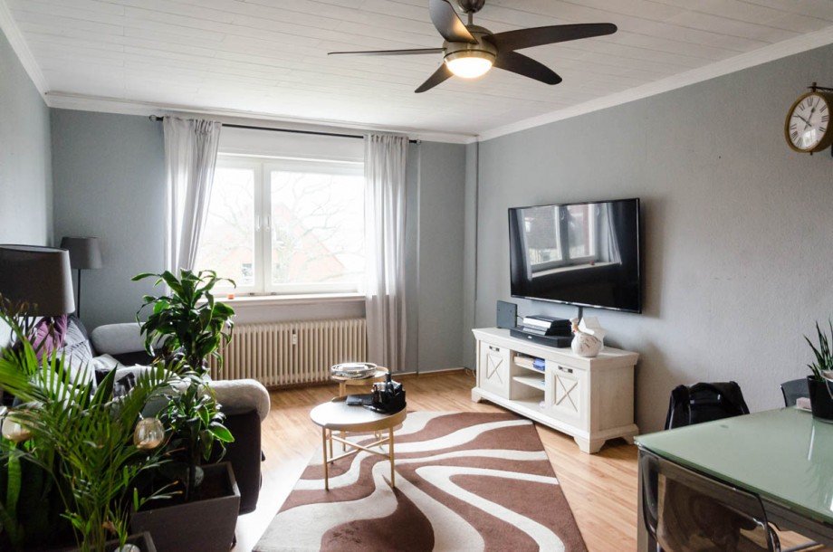 Wohnzimmer Etagenwohnung Bielefeld