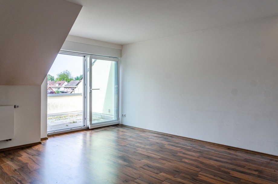 Wohnzimmer Dachgeschosswohnung Bielefeld