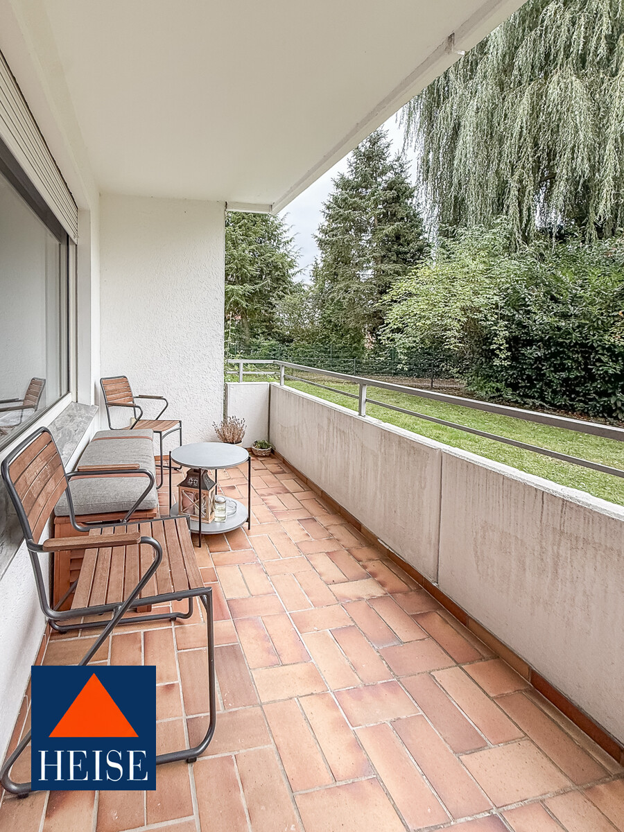 Balkon Erdgeschosswohnung Bielefeld