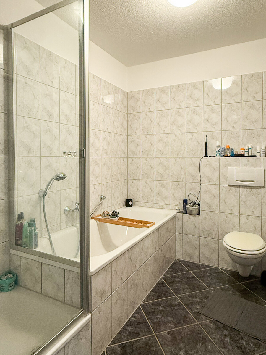 Badezimmer Erdgeschosswohnung Bielefeld