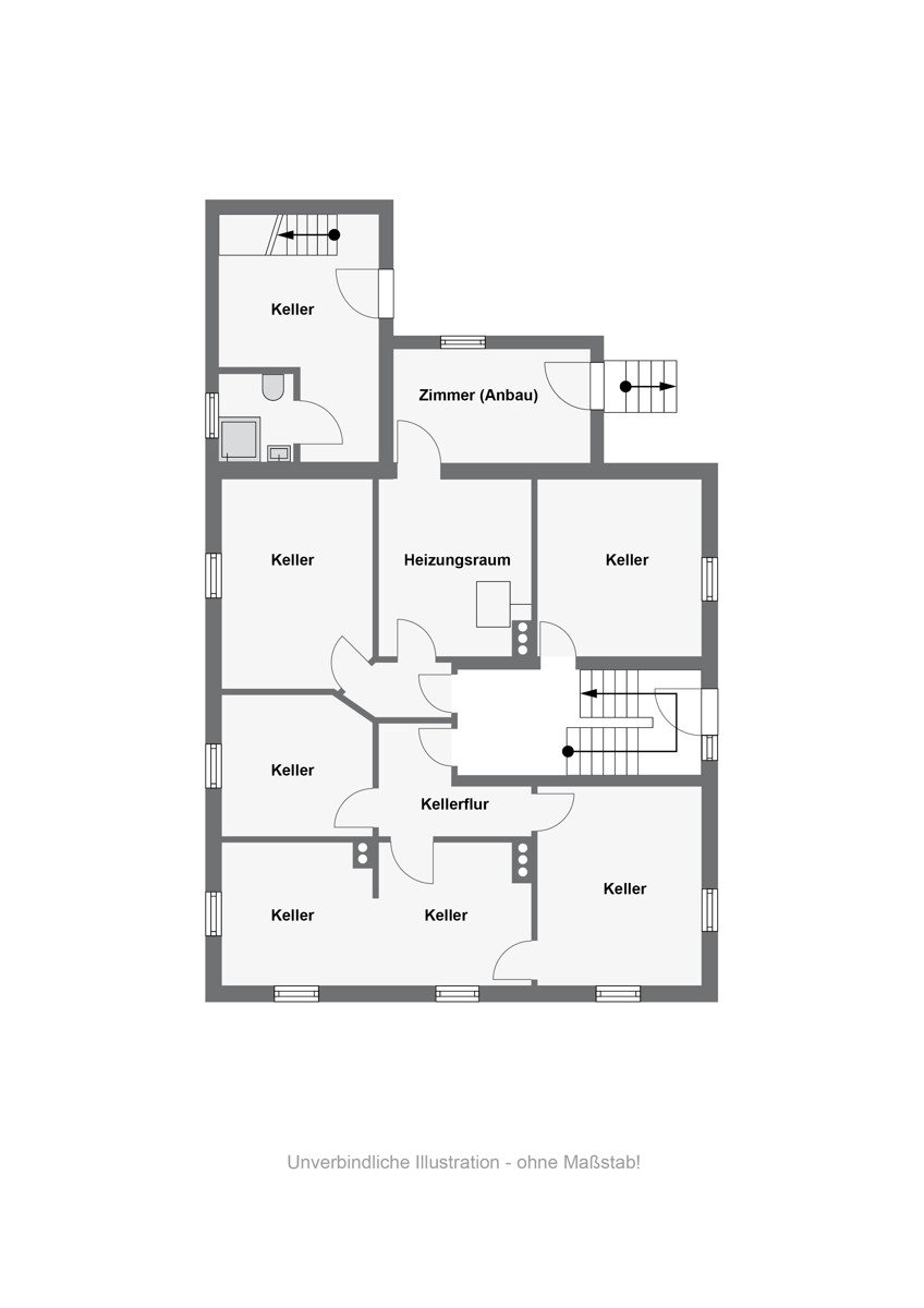 Grundriss KG Haus Bielefeld