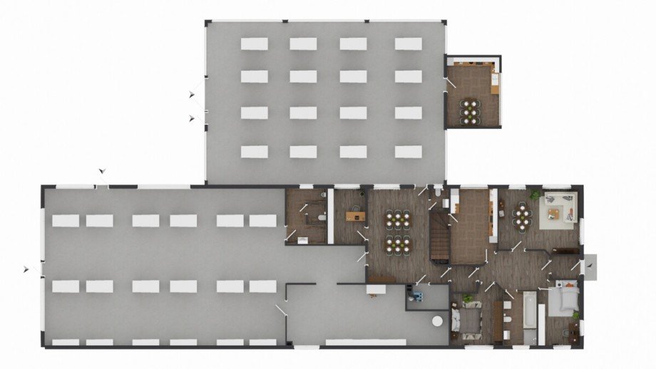 Grundriss Wohn- / Gesch�ftshaus Bielefeld