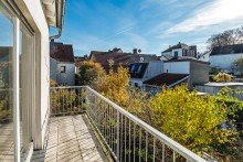 Balkon Altstadtnah und am Lutterbach - besonderes City-Haus in Bielefeld