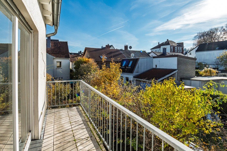 Balkon Doppelhaush�lfte Bielefeld