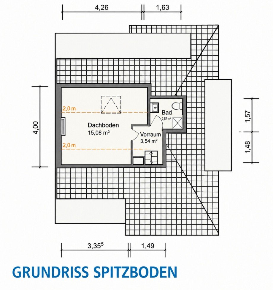 Spitzboden Mehrfamilienhaus Bielefeld / Gellershagen
